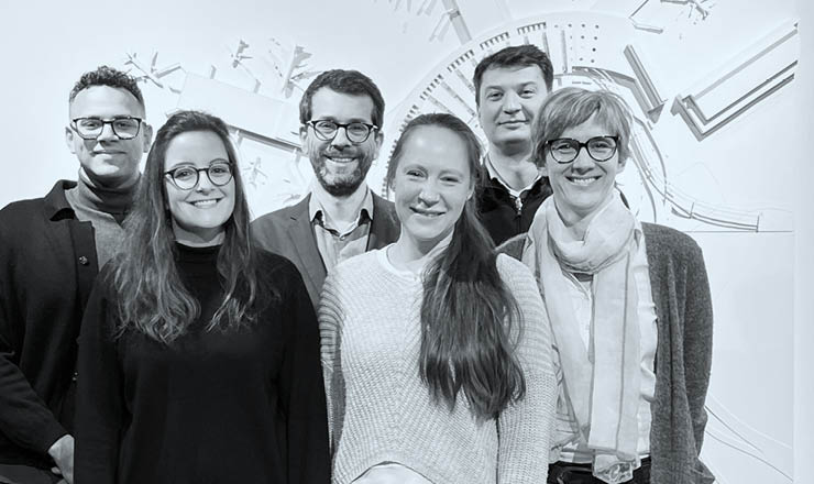 Das kreative, internationale Team